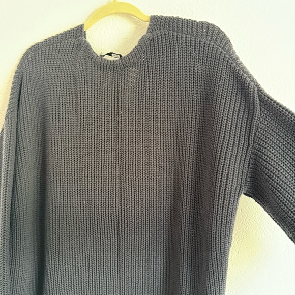 Jenni Kayne Organic Cotton Cabin Sweater Size XXL Knit Oversized V-Neck Slouchy - Picture 10 of 13